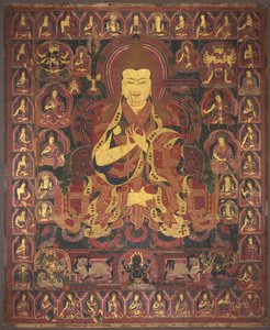 Tsong Khapa, Geluk-ritarikunnan perustaja, n. 1440-1470. tekijältä Unbekannt