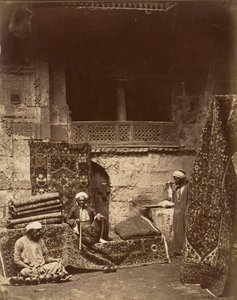 Turkish Carpet Bazaar, Kairo, n. 1880. tekijältä Unbekannt