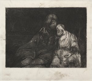Kaksi hahmoa, 1800-luku. tekijältä Unbekannt