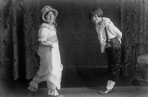 Kaksi lasta, 1900-luku tekijältä Unbekannt