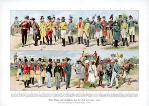 Postinjakajien tyypit 1800-1870, 1900 tekijältä Unbekannt