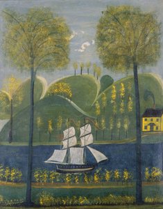 Full Sail, toinen neljännes 1800-luvulla. tekijältä Unbekannt
