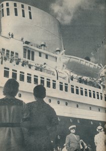 1936 Bremenin hienoa esitystä ihailtiin yleisesti tekijältä Unbekannt