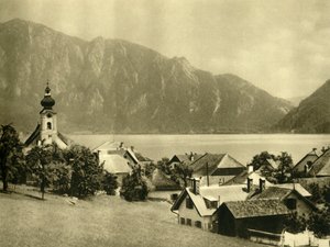 Unterach am Attersee, Ylä-Itävalta, 1935. tekijältä Unbekannt
