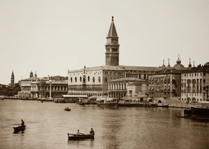 Nimetön 99, c. 1890. [Dogen palatsi ja Grand Canal, Venetsia]. tekijältä Unbekannt
