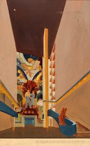 Nimetön seinämaalaustutkimus, n. 1939. tekijältä Unbekannt