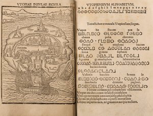 Thomas Moren utopia, 1516 tekijältä Unbekannt