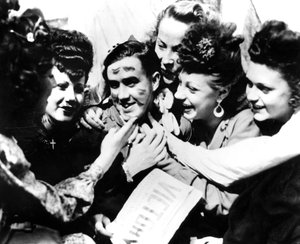 VE-päivän juhlat Pariisissa 8. toukokuuta 1945 tekijältä Unbekannt