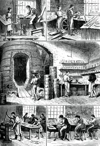Erilaiset keramiikkaprosessit, c1880 tekijältä Unbekannt