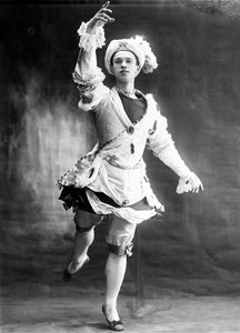 Vaslav Nijinsky, venäläinen balettitanssija, 1909 tekijältä Unbekannt