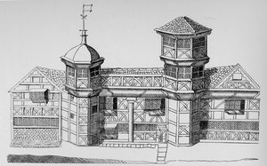 Vaux Hallin kartano, c1813, 1912 tekijältä Unbekannt