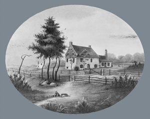 Vecchte House Gowannusssa, Brooklynissa, New Yorkissa, 1865. tekijältä Unbekannt