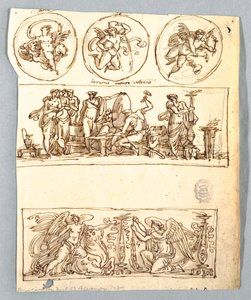Venus Vulcanin takomossa, talvi, voitot ja kolme kierrosta, Putti elementteinä tekijältä Unbekannt