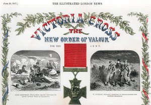 Victoria Cross, brittiläinen palkinto urheudesta, 1857 tekijältä Unbekannt