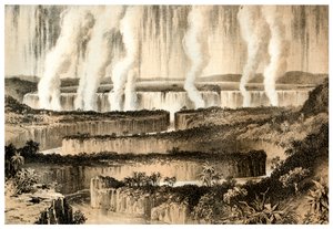 Victoria Falls of the Zambes, 1883 tekijältä Unbekannt