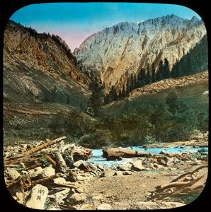 Näkymä Sonamargin ja Baltalin välillä, Kashmir, Intia, 1800-luvun loppu tai 1900-luvun alku tekijältä Unbekannt