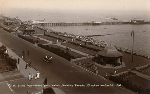 Näkymä Beaumont Hall -hotellista, Marine Parade, Clacton-on-Sea, vuodelta 1925 tekijältä Unbekannt