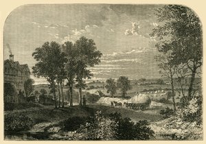 Näkymä Hampsteadin Moll Kings Housesta vuonna 1760, vuonna 1876. tekijältä Unbekannt