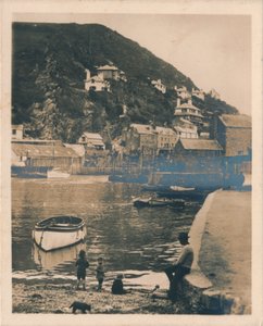 Näkymä satamasta - Polperro, 1927 tekijältä Unbekannt
