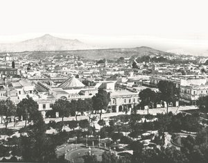 Näkymä katedraalilta, Puebla, Meksiko, 1895. tekijältä Unbekannt