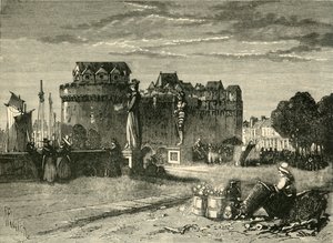 Näkymä Nantesissa, 1890. tekijältä Unbekannt