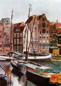 Näkymä Amsterdamista, 1907 1911-1912 tekijältä Unbekannt