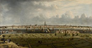 Näkymä Antwerpenistä Flanderin pään puolelta, 1658. tekijältä Unbekannt