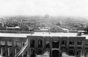 Näkymä Bagdadiin korttelitornista, 31. brittiläinen yleissairaala, Mesopotamia, WWI, 1918 tekijältä Unbekannt