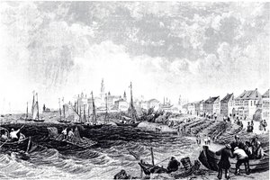 Näkymä Kostromaan, noin 1835 tekijältä Unbekannt