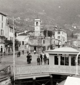 Näkymä Moltrasiosta Comojärven rannalla, Italiassa, 1900-luku tekijältä Unbekannt