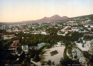 Näkymä Pyatigorskista, Venäjältä, 1895 tekijältä Unbekannt