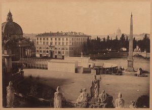Näkymä Roomaan, n. 1860. tekijältä Unbekannt