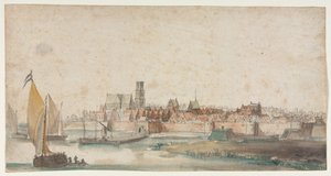 Näkymä St. Geertruidenbergille, 1600-luku. tekijältä Unbekannt