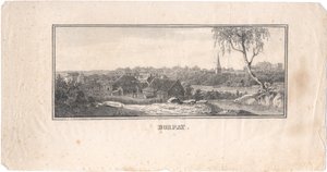Näkymä Tarttoon, 1800 tekijältä Unbekannt