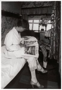 Näkymä matkustajahytistä Zeppelin LZ 127 Graf Zeppelin, 1933 tekijältä Unbekannt