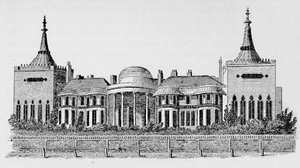 Näkymä paviljongista otettu Wrights Circulating Library -kirjastosta, toukokuu 1818, 1939 tekijältä Unbekannt