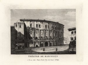 Näkymä Marcellus-teatterista, Roomasta tekijältä Unbekannt