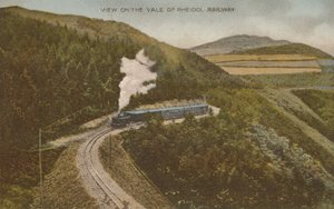 Näkymä Vale of Rheidol -rautatielle, 1900-luvun alku. tekijältä Unbekannt