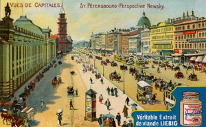 Näkymiä pääkaupungeista: Nevski Prospekt, Pietari, c1900 tekijältä Unbekannt