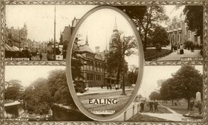 Näkymiä Ealingistä, Länsi-Lontoossa, 1917. tekijältä Unbekannt