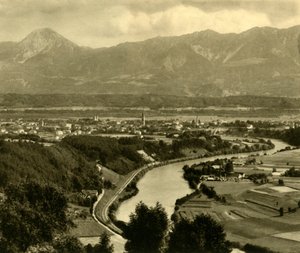 Villach, Kärnten, Itävalta, vuodelta 1935. tekijältä Unbekannt