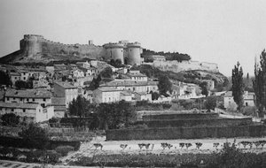 Villeneuve-Les-Avignon - St Andrén linnoitus, vuodelta 1925 tekijältä Unbekannt