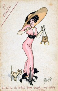 Vintage ranskalainen postikortti, 1900-luku tekijältä Unbekannt