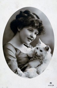 Vintage ranskalainen postikortti, c1900 tekijältä Unbekannt