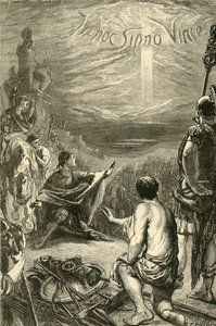 Näky rististä Saxa Rubrassa, 1890. tekijältä Unbekannt