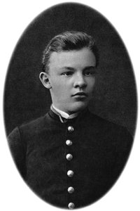 Vladimir Uljanov Lenin lukiolaisena, Simbirsk, Venäjä, 1879 tekijältä Unbekannt