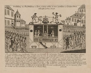 Pääkoneen esittely Pariisissa, 1792. tekijältä Unbekannt