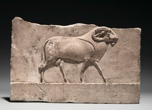 Votive Relief oinaan jumaluudesta, 305-30 eKr. tekijältä Unbekannt