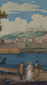 Tapettipaneeli, Ranska, 1800-luvun alku. tekijältä Unbekannt