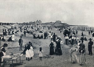 Walton-on-the-Naze - Scene on the Beach, 1895 tekijältä Unbekannt